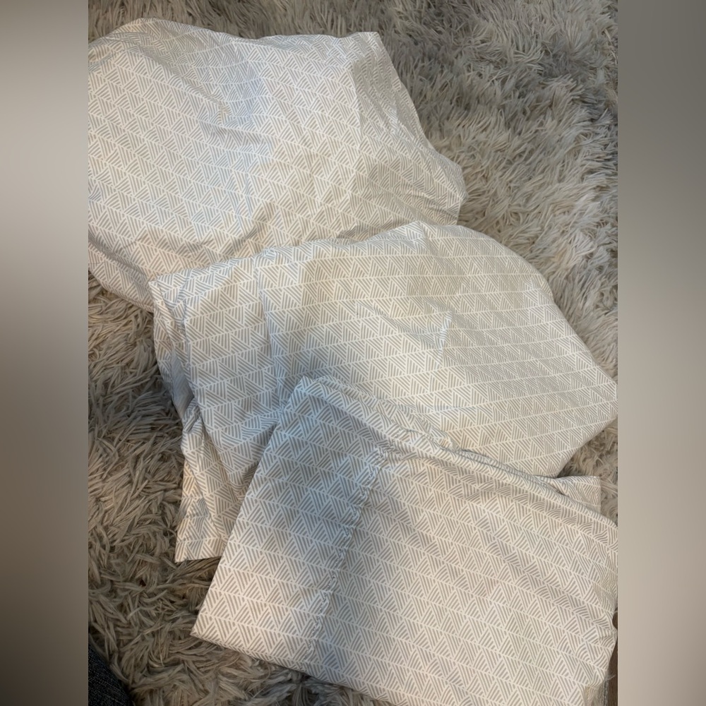 Grey Twin Bedding Sheet Set